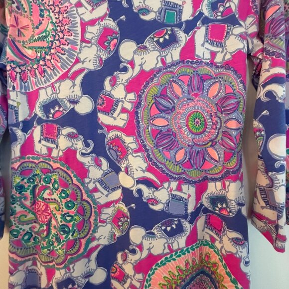 Lilly Pulitzer Cotton Dress Play That Funky Music pattern - Picture 3 of 5